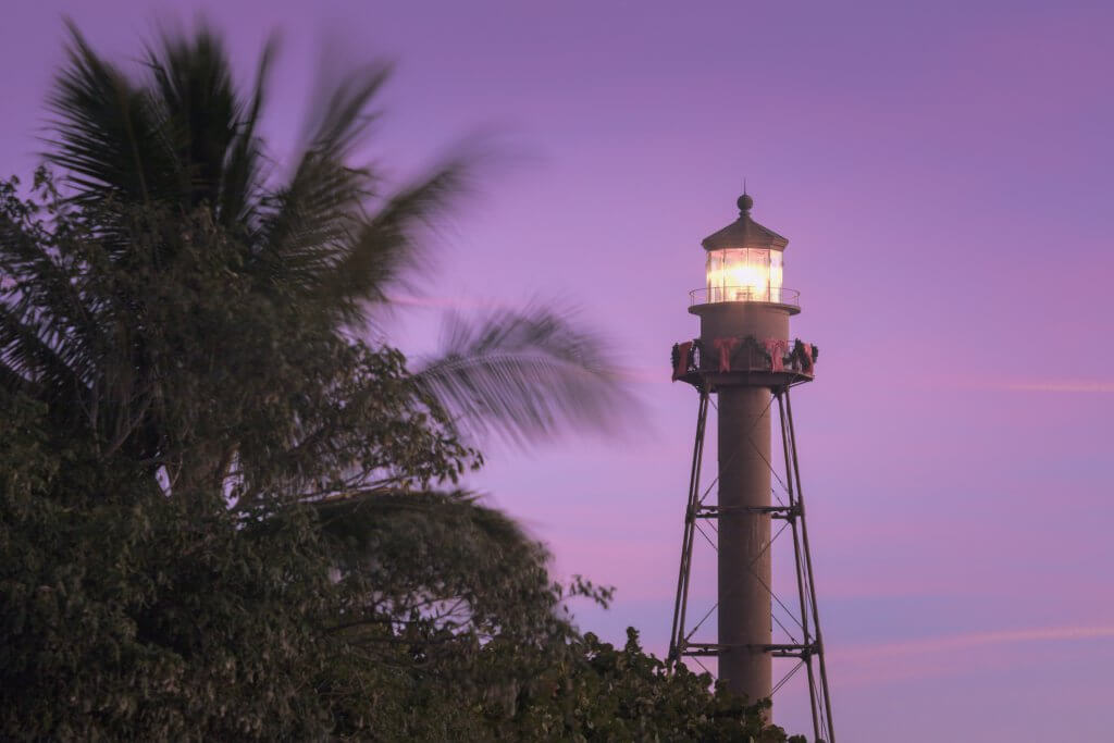 Sanibel Lighthouse - Point Ybel Light. Sanibel, Florida, USA.